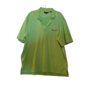 Monterey Club Willow Fork Golf Polo Pear Green Shirt  Men L
